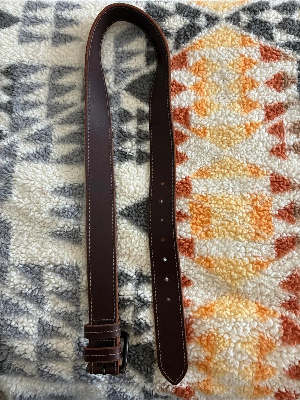 Wrangler leather belt